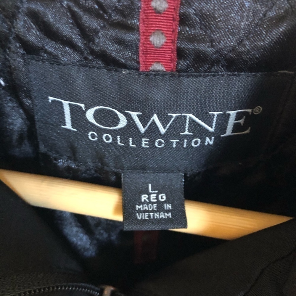 Black Polyester Lightweight Jacket Size Large - image 4